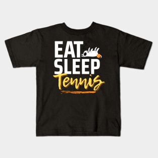 Eat Sleep Tennis Dog Classic Kids T-Shirt